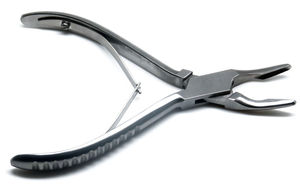 Pinzas de corte ortopédicas de acero inoxidable para recontorneado, cortador de hueso de implante Friedman para uso veterinario - Product Image 2