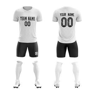 Kits d'entraînement d'équipe avec logo personnalisé, ensembles complets d'uniformes de maillots de football, uniformes de football à sublimation pour hommes - Product Image 4