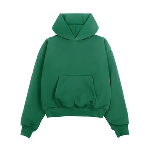 เสื้อฮู้ดดี้ผู้ชายลำลอง ผ้าคอตตอน/โพลีเอสเตอร์ แบบเรียบ ย้อมสีพื้น ดีไซน์ใหม่ล่าสุด รับผลิตตามแบบ สี ขนาด และสไตล์ OEM สำหรับฤดูใบไม้ร่วง - Product Image 6