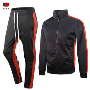 ชุดวอร์มผู้ชายสั่งทำพิเศษ OEM ODM เสื้อแจ็คเก็ตและกางเกงกีฬา ชุดลำลอง - Product Image 5