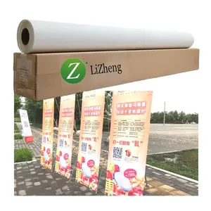 Lizheng su geçirmez 150gsm 225gsm Pp kağıt malzeme eko-solvent mat sentetik kağıt Poster malzemesi PP sentetik kağıt