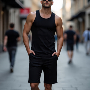 Custom Bodybuilding <b>Muscle</b> <b>Fit</b> Workout Top Gym Athletic Fitness Wear Men's Tank Top Summer Lightweight Gym Top - Product Image 2