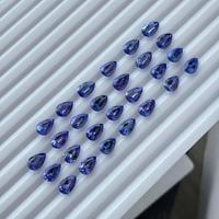 Hochwertiger 9x6mm Birnen-Tansanit-Edelstein Natürlicher loser Tansanit-Stein für hand gefertigten Schmuck Halbe del stein Großhandel Lieferant