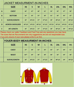 Veste universitaire pour homme personnalisée en laine d'hiver, col montant, manches en cuir disponibles, couleurs vives, tissu en toile de haute qualité - Product Image 4