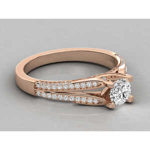 Anillo de Diamantes Solitario de Oro de 18K para Mujer, Joyería Elegante y Lujosa - Product Image 2