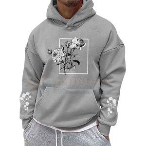 Sudaderas Extra Grandes al por Mayor de Fábrica 2025, Sudaderas Extra Grandes para Hombre con Logotipo Personalizado, Sudaderas Extra Grandes de Poliéster con Contraste de Color para Hombre - Product Image 2