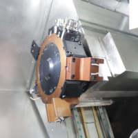 Tour à métaux CNC à double broche au prix le plus bas, avec tourelle motorisée, outillage en direct, lit de tour en fonte