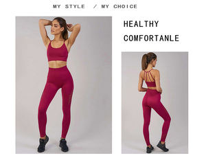 เลกกิ้งเอวเรียวไร้รอยต่อแบบยั่งยืนของผู้หญิงอุปกรณ์ออกกำลังกายรีไซเคิลพร้อมประสบการณ์ออกกำลังกายที่สะดวกสบาย - Product Image 2