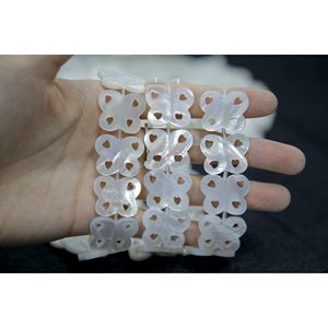 Perles de coquillages en vrac en forme de papillon - Product Image 2
