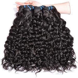 Hermoso cabello de templo indio virgen de grado 9A directo de la India-Extensiones de mechones de cabello indio crudo de doble trama con estilo ondulado - Product Image 2