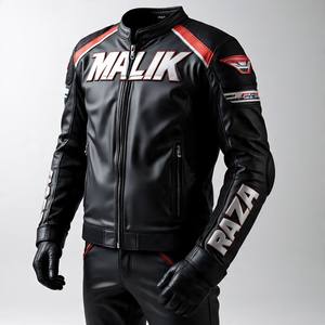 100% Veste de moto en cuir de vachette véritable | Marque personnalisée directe du fabricant - Product Image 3