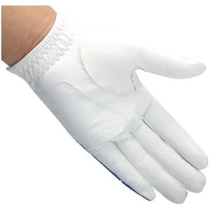 Guante de golf transpirable de cuero, guantes deportivos de golf personalizados de alta calidad con estampado de cuero, guantes de golf de cuero de piel de cabra - Product Image 5