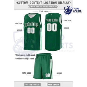 ชุดบาสเก็ตบอลสีเขียวขาว ดีไซน์ใหม่ บริการดีเยี่ยม ระบายอากาศได้ดี ไม่มีแขน น้ำหนักเบา ระดับมืออาชีพ สวมใส่สบาย - Product Image 4