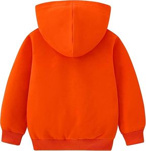 Sweat à capuche pour enfants personnalisable, écologique et très confortable, couture de qualité supérieure, parfait pour l'école, les week-ends, confortable, sweat à capuche d'automne pour enfants - Product Image 3