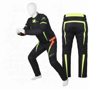 Veste et pantalon de course moto imperméables et coupe-vent pour hommes, combinaison de conduite d'été, grande taille, vente en gros - Product Image 3