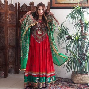 Robe Afghane Femme de Qualité Supérieure, Broderie Lourde, Nouveau Design 2025, Soie Filet, Tenue Décontractée Entièrement Cousue, Prix de Gros - Product Image 3