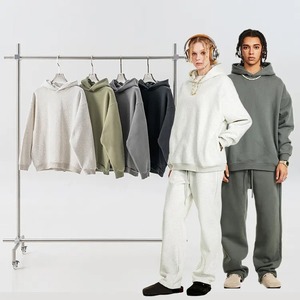 Traje deportivo con logotipo personalizado para hombre, chaqueta con cremallera y pantalón para correr, conjunto de dos piezas para primavera - Product Image 1