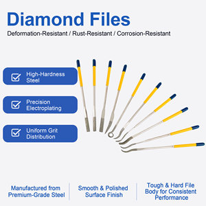 Bán Buôn Kim Cương Tập Tin <span class=keywords><strong>Set</strong></span> Lozenge Đồng Phục Grit Phân Phối Dụng Cụ Cầm Tay Kim Cương Kim Tập Tin - Product Image 3