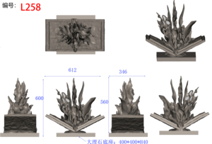 Jingyue Tùy Chỉnh Sáng Tạo Ngọn Lửa Hình Dạng Thủy Tinh Nghệ Thuật Điêu Khắc Mở Cuốn Sách Cơ Sở Nhà Văn Phòng Trang Trí Nội Thất Trang Trí Nội Thất - Product Image 6