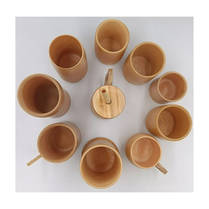 Artisanat en bambou à vendre Tasse en bambou Fabriquée au Vietnam Conception personnalisée Tasse à boire en bambou pour l'exportation - Product Image 4