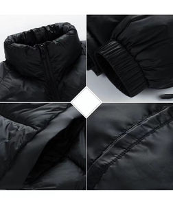 Veste d'hiver unisexe matelassée imperméable coupe-vent respirante à séchage rapide à capuche épaisse et chaude de haute qualité avec option de logo frontal - Product Image 6