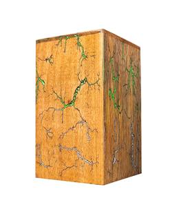 Urne en palissandre pour cendres humaines-Lichtenberg Figure Urne pour cendres humaines Urne de crémation Adulte Grandes cendres funéraires (Grand) - Product Image 1