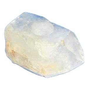 Bougeoir en cristal Quartz, vente en gros artisanat en cristal en vrac pierres naturelles Reiki roches minéraux Jade Feng Shui bougeoirs - Product Image 1