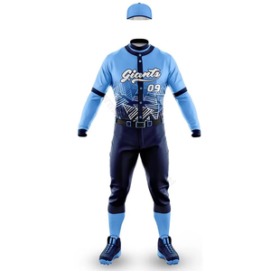 Ensembles de Tenues de Baseball Unisexe Respirants Grande Taille Personnalisables 100% Polyester Service OEM Anti-Bactérien Col en V – Vente Flash - Product Image 1