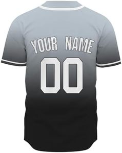 Nueva camiseta de béisbol y Softball: uniforme deportivo personalizado con botones para hombres, mujeres y niños - Product Image 3