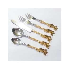 Juego de Cubiertos de Acero Inoxidable de Lujo Premium, Cuchara y Tenedor para Restaurante, Juego de Cubiertos para Queso, Apto para Lavavajillas, Hecho a Mano para Fiestas - Product Image 4