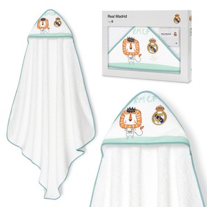 Serviette de bain Real Madrid 1X1 MT 400G/M2 verte avec motif de dessin animé en tissu éponge pour enfants - Product Image 1