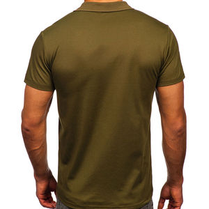 Polo transpirable para hombre, ropa informal personalizada, camiseta a la moda, novedad de verano, Polo informal de manga corta para hombre OEM - Product Image 2