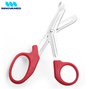 กรรไกรตัดแผล EMT กรรไกรปฐมพยาบาลทางการแพทย์กรรไกรผ้าพันแผลสแตนเลสสีแตกต่างกัน - Product Image 3