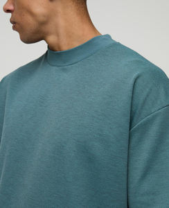 Oversized Premium Quality 220g Heavyweight Cotton Quick Dry Soft & Breathable Streetwear Solid Pattern <b>Tshirt</b> - Product Image 3