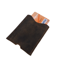 High On Demand Schlanker hand gefertigter Leder karten halter für Geschäfts reisen und den täglichen Gebrauch zu einem angemessenen Preis erhältlich