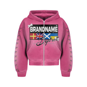 Sweats à capuche zippés en polaire de qualité supérieure avec logo personnalisé Vêtements de sport Sweats à capuche pour hommes Offre Spéciale Basics Hoodie - Product Image 2