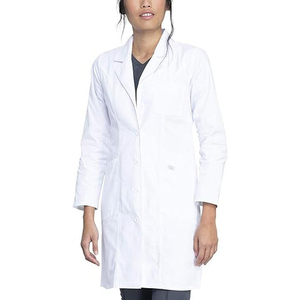 Blouse de laboratoire blanche du service OEM blouse d'hôpital en coton et polyester pour les sciences médicales uniforme d'infirmière pour hommes et femmes - Product Image 3