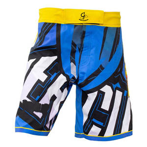 Cómodos pantalones cortos Mma al por mayor buena calidad Spandex/poliéster entrenamiento de lucha tendencia Mma pantalones cortos con logotipo personalizado - Product Image 4