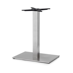 Base de table en fonte et acier, pied rectangulaire, revêtement peint ou en acier inoxydable - Product Image 2