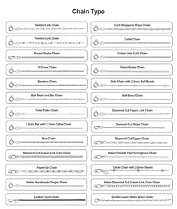 Cadenas de Plata de Ley 925 BSC-8 RINNTIN, Joyería al por Mayor, Cadena Cubana, Collar Cubano para Hombre y Mujer - Product Image 3