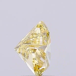 เพชรเพาะเลี้ยงทรงหัวใจ 1.60 กะรัต สีเหลืองสดใส ระดับความสะอาด VVS1 ได้รับการรับรองจาก IGI สำหรับทำเครื่องประดับตามสั่ง - Product Image 3
