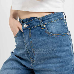 2026 Customized <b>High</b> <b>Waist</b> Women's Fashion <b>Jeans</b> <b>Shorts</b> Breathable Cotton Custom Color - Product Image 5