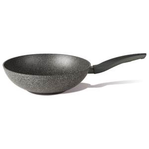Wok de Aluminio Antiadherente MINERALIA Gris BS7932829101 con 1 Asa de 28 cm, Apto para Televisor - Product Image 1