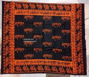 Écharpes en coton imprimées LAXMANS en gros pour l'été, usage quotidien, grande taille 85x150cm, châles traditionnels hindous et mantra Shiva - Product Image 4