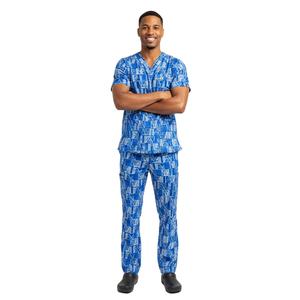 Ensemble de blouses médicales pour hommes, tissu léger et doux, haut et pantalon, vêtements de travail confortables pour l'hôpital, fournisseur en gros - Product Image 1