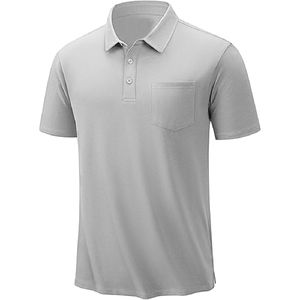 Deporte de hombre de alta calidad para Polo de secado rápido 100% algodón manga corta Premium ajuste personalizado con patrón impreso - Product Image 1