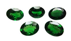 อัญมณีสีเขียวธรรมชาติ100% ทรงรีกำหนดขนาดเองได้อัญมณีดูสวยงามอัญมณีหลวมเครื่องประดับทำพลอยวันเกิด - Product Image 2