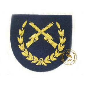 2024 Best Sale Price Custom Made Hand Embroidery <b>Badges</b> Factory Decorated with Beads for Ceremonial Use - Product Image 3