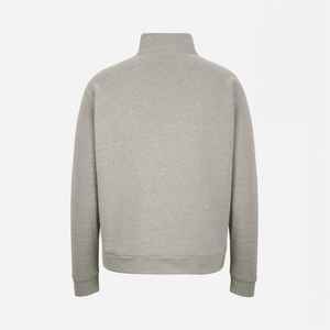 Moda de mujer Fleece Quarter Zip Heather Grey Ladies Quarter Zip Fleece 1/4 Sudaderas con cremallera Sudadera con capucha Zip Classic Thermal Hoodie - Product Image 4