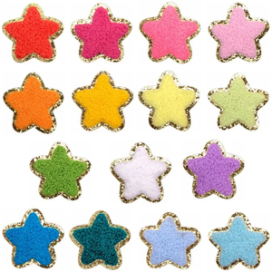 Patchs personnalisés 3D en chenille pour Thanksgiving et Noël Nouvelle presse à chaud Merry Bright Cookie Hat Patches Fleur brodée en plastique - Product Image 3